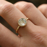 Soleil Time Capsule Ring | 8mm Circle