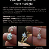 Starlight 4x6mm Oval Time Capsule Stacking Ring