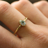 Starlight 4x6mm Oval Time Capsule Stacking Ring