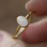 Adore Oval Stacking Ring Medium