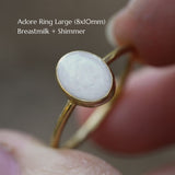 Adore Oval Stacking Ring Large