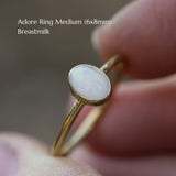 Adore Oval Stacking Ring Medium