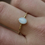 Adore Oval Stacking Ring | Medium