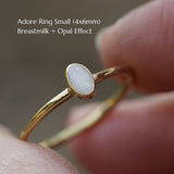Adore Oval Stacking Ring Small