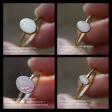 Adore Oval Stacking Ring Medium