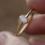 Adore Oval Stacking Ring Small