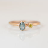 Aura Oval Birthstone Ring