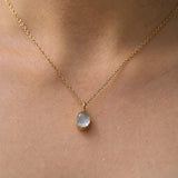 Moonrise Time Capsule Pendant | 8x10mm Oval