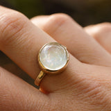 Moonrise 12mm Circle Time Capsule Ring