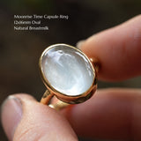 Moonrise 12x16mm Oval Time Capsule Ring