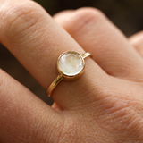 Moonrise Time Capsule Ring | 8mm Circle