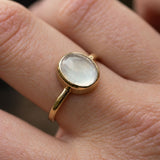 Moonrise 8x10mm Oval Time Capsule Ring