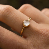 Moonrise Time Capsule Stacking Ring | Circle