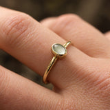 Moonrise Time Capsule Stacking Ring | Oval