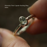 Moonrise Time Capsule Stacking Ring | Oval