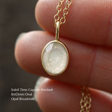Soleil Time Capsule Pendant | 8x10mm Oval