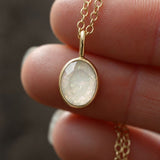 Soleil Time Capsule Pendant | 8x10mm Oval