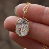 Soleil Time Capsule Pendant | 12x16mm Oval