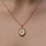 Soleil Time Capsule Pendant | 12x16mm Oval