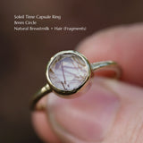 Soleil Time Capsule Ring | 8mm Circle