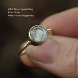 Soleil Time Capsule Ring | 8mm Circle