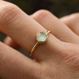 Soleil Time Capsule Stacking Ring | Circle