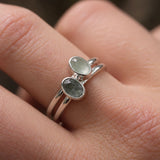 Soleil Time Capsule Stacking Ring | Faceted Oval