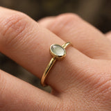 Moonrise 4x6mm Oval Time Capsule Stacking Ring