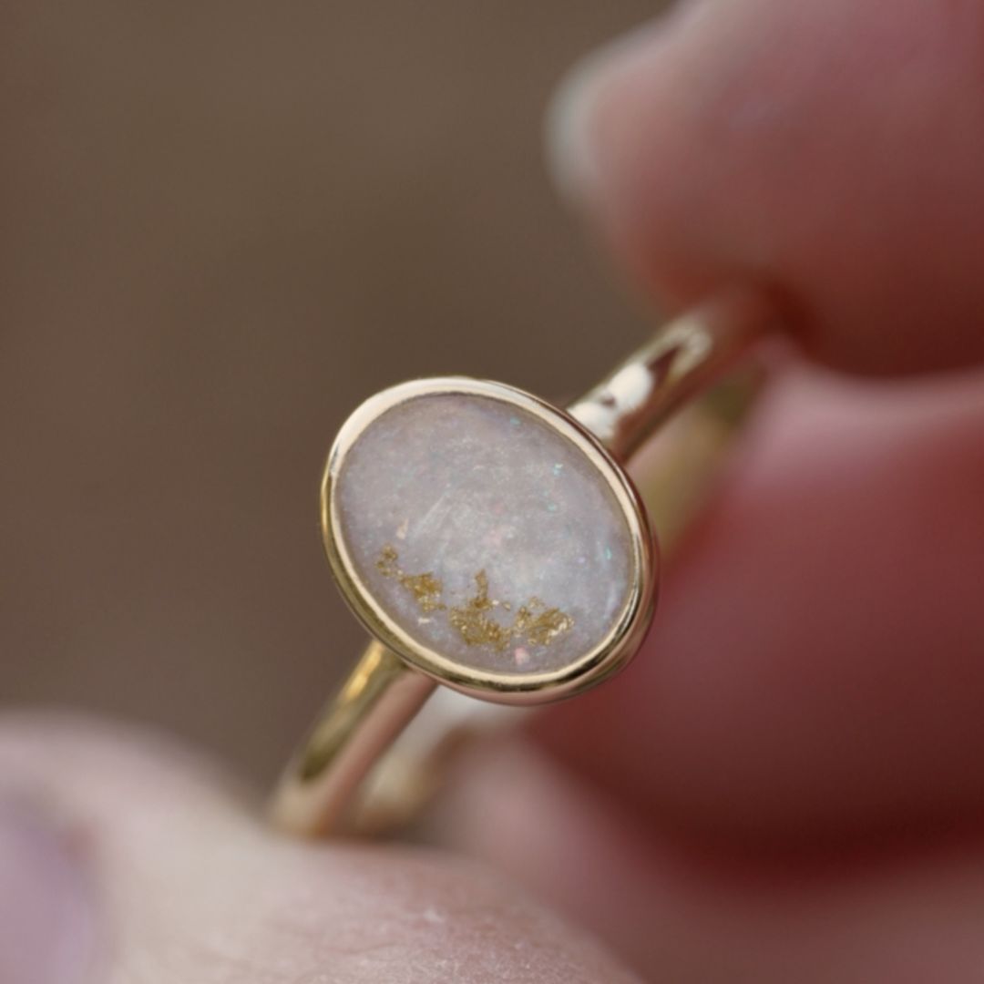 Stone Yellow Color Breastmilk & Memorial Classic Keepsake Rings | MILK & STONE – Milk & Stone