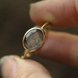 Hairwork Time Capsule Ring