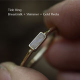 Tide Rectangle Ring