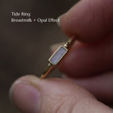 Tide Rectangle Ring