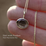 Hairwork Time Capsule Pendant