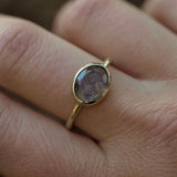 Hairwork Time Capsule Ring