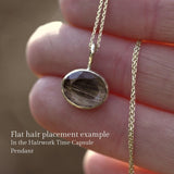 Hairwork Time Capsule Ring