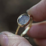 Hairwork Time Capsule Ring