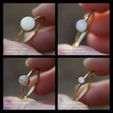 La Lune Circle Stacking Ring Mini