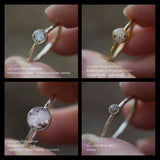 La Lune Circle Stacking Ring Mini
