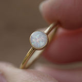 La Lune Circle Stacking Ring Medium