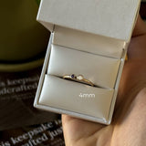 Luna Circle Birthstone Ring