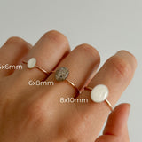 Adore Oval Stacking Ring