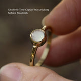 Moonrise Time Capsule Stacking Ring | Circle