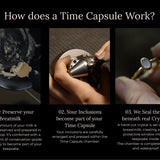Moonrise Time Capsule Ring | 8mm Circle