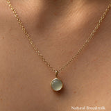 Moonrise 8mm Circle Time Capsule Pendant