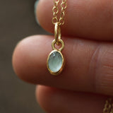 Soleil 4x6mm Oval Time Capsule Charm