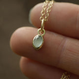 Soleil 4x6mm Oval Time Capsule Charm