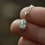 Starlight 6x8mm Oval Time Capsule Pendant