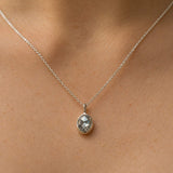 Starlight 8x10mm Oval Time Capsule Pendant