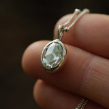 Starlight 8x10mm Oval Time Capsule Pendant